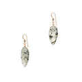 14k goldfill Bia Earrings,Available in Prehnite.