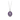 Sterling Silver talisman with a light purple background depicting a heart with a lock on it, above a key surrounded by a ribbon with the words, "you hold the key" written on it