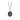 Sterling Silver talisman depicting a heart with a lock on it, above a key surrounded by a ribbon with the words, "you hold the key" written on it