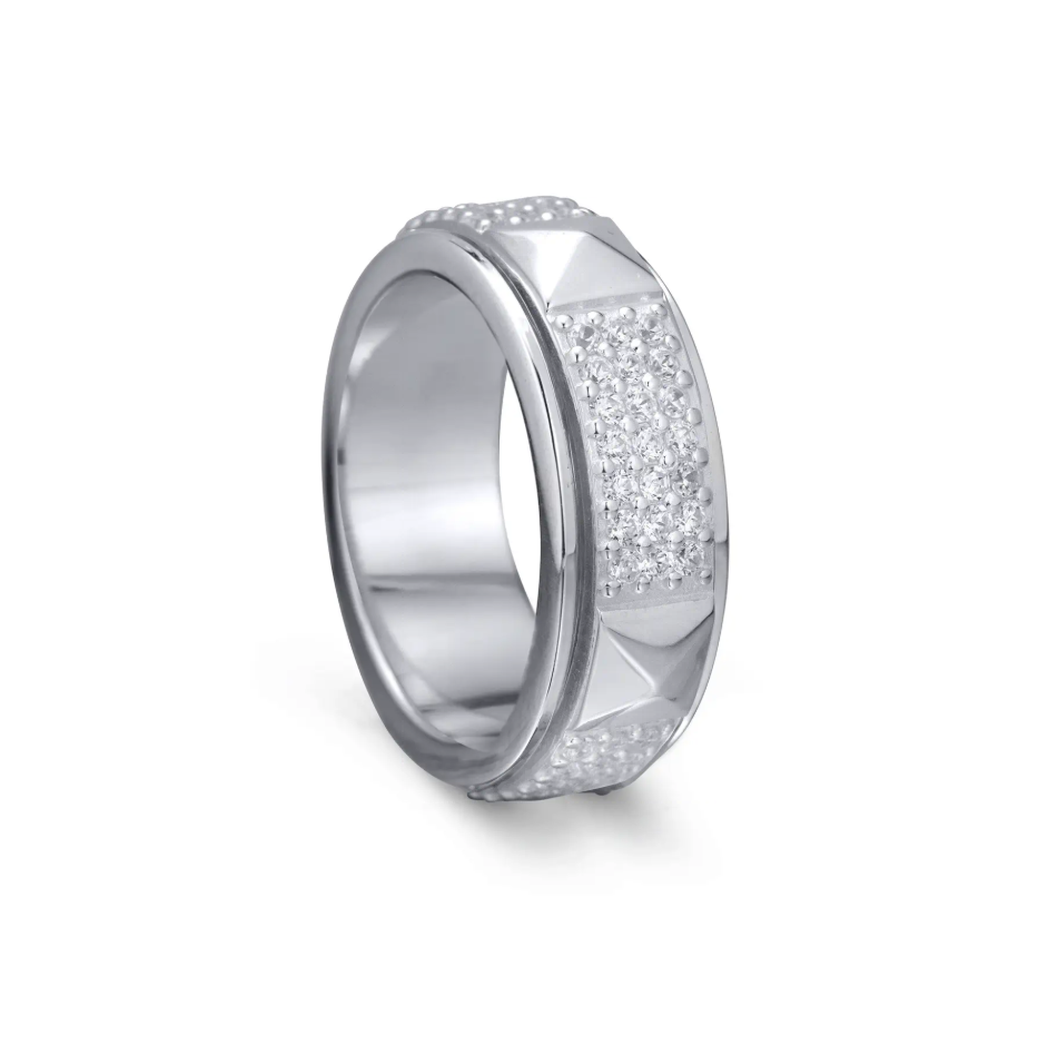 Sterling Silver Spinner Ring