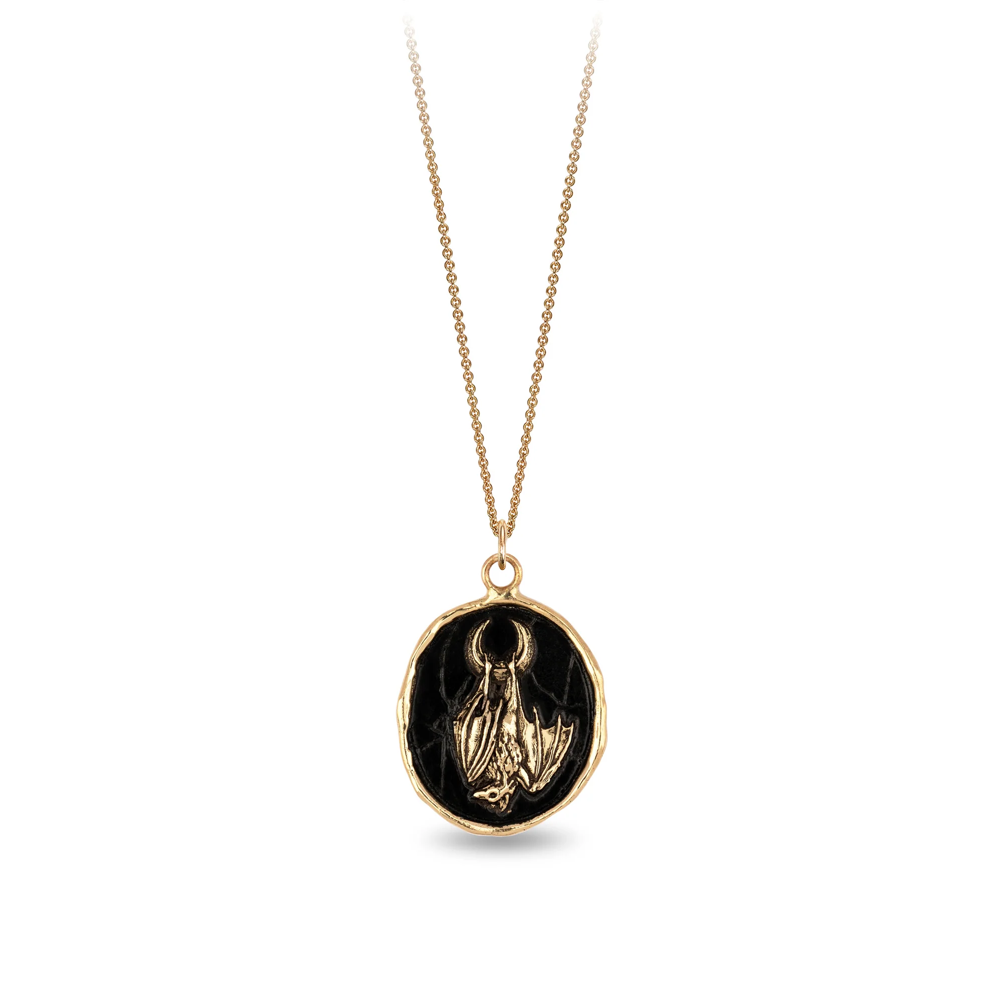 Embrace Your Dark Side 14K Gold Talisman | Magpie Jewellery