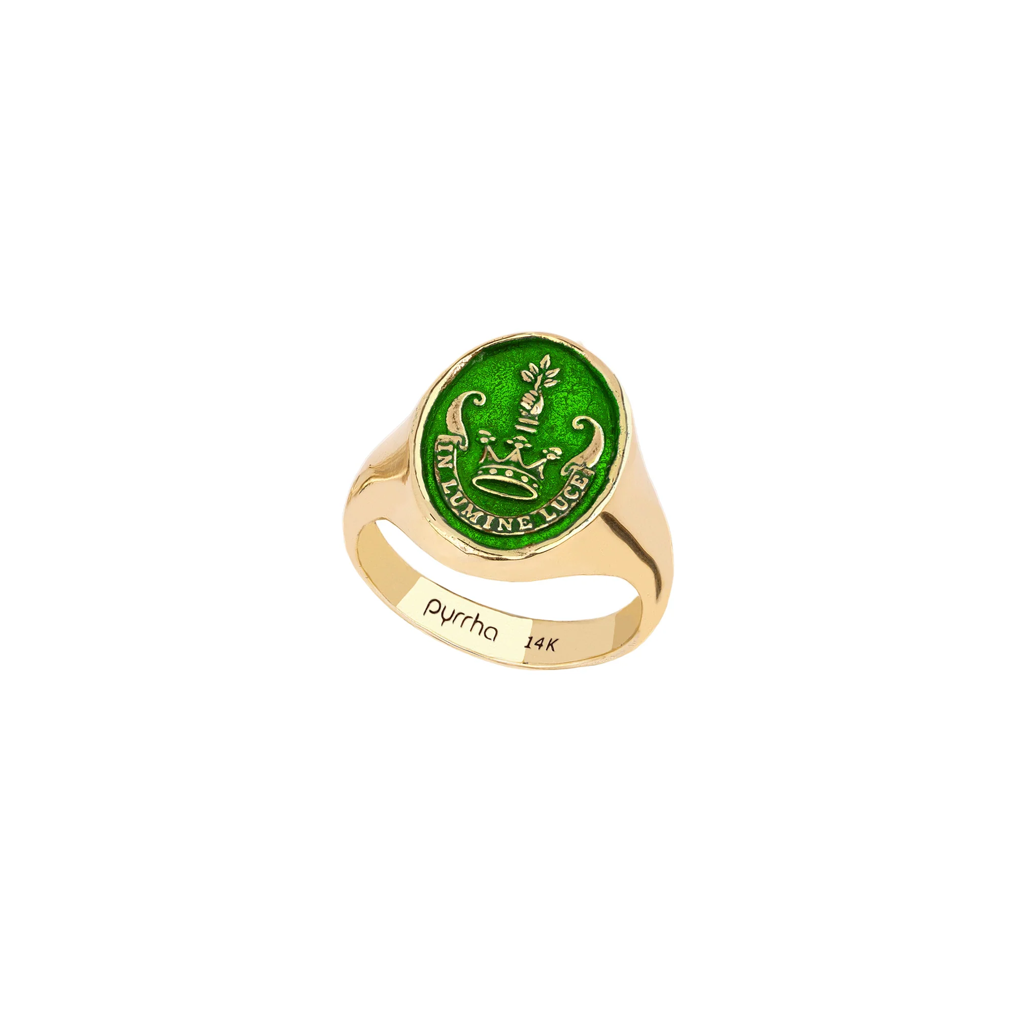 Inspiration 14K Gold Signet Ring - True Colors | Magpie Jewellery