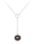 Mother Bear Small Paperclip Chain Link Drop Necklace | Magpie Jewellery