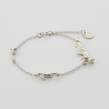 Fox, Rabbit & Mouse Chase Bracelet