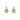 Japanese Firethorn Earrings - Hoop