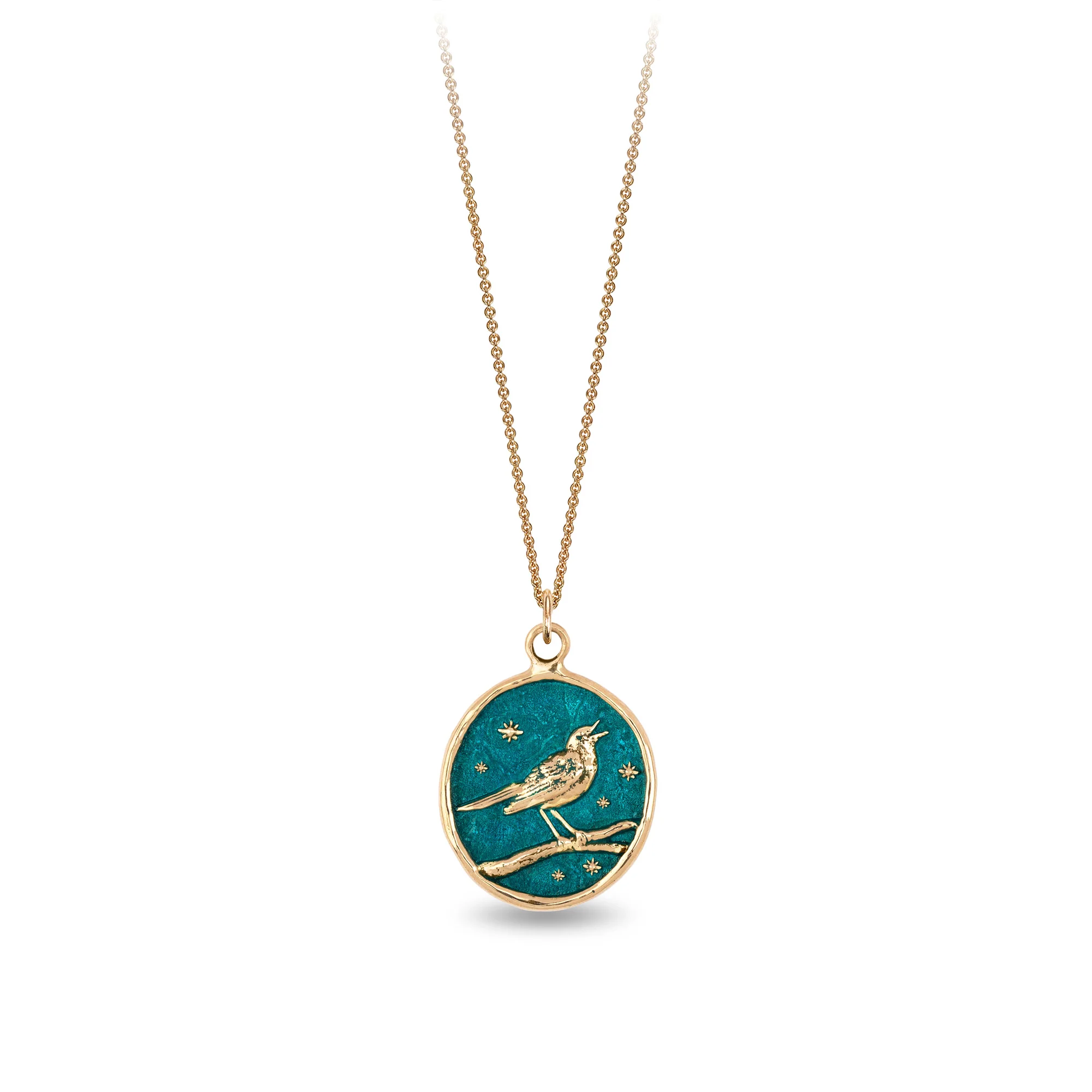 Nightingale 14K Gold Talisman - True Colors | Magpie Jewellery