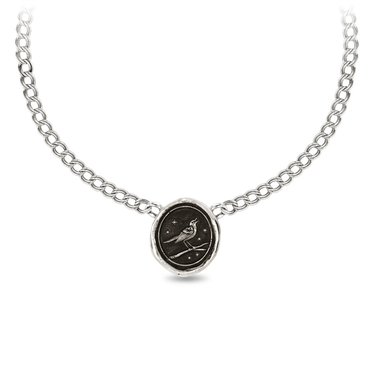 Nightingale Double Curb Link Talisman Choker | Magpie Jewellery