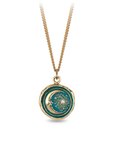 Trust The Universe 14K Gold Diamond Set Signature Talisman - True Colors | Magpie Jewellery