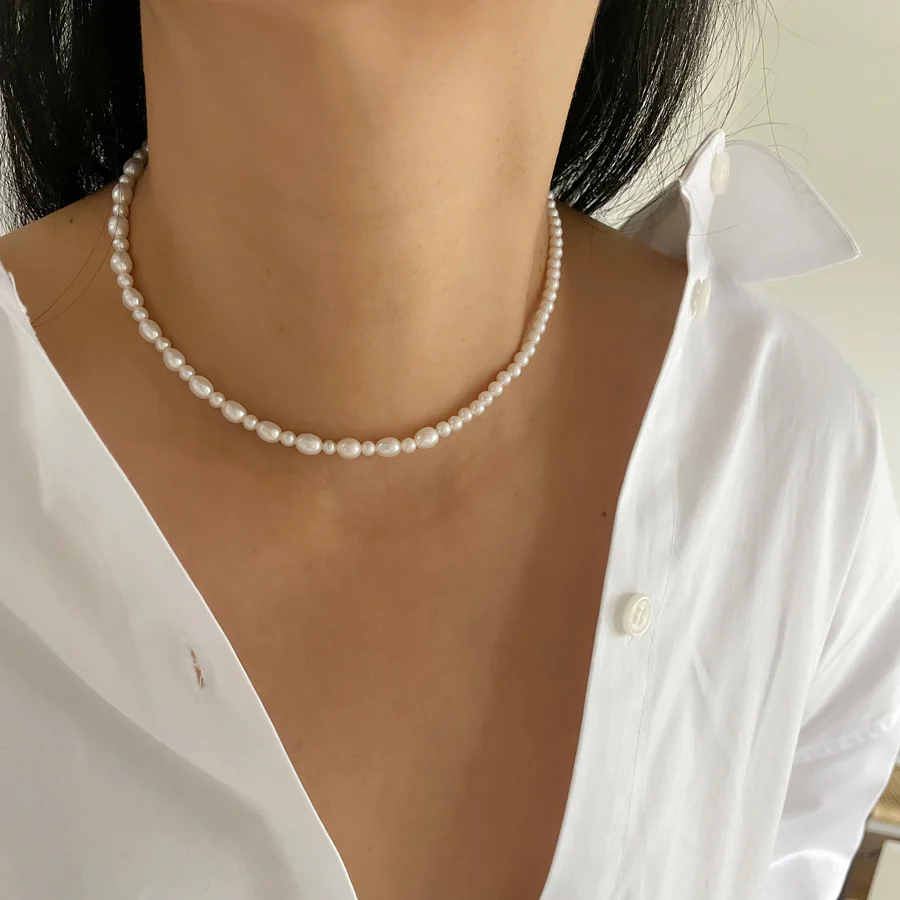 Mixed Pearl Strand Necklace | Magpie Jewellery
