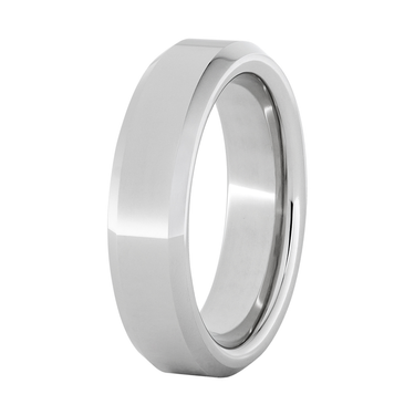 Miravir Serinium Bevel Ring with Polished Finish