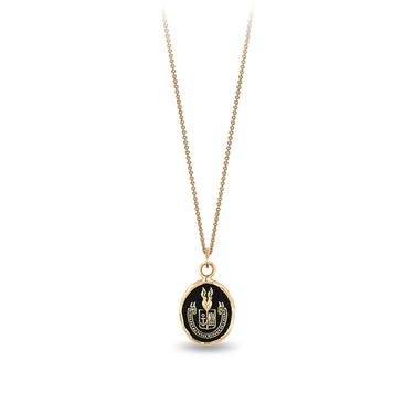 Be Here Now 14K Gold Talisman | Magpie Jewellery