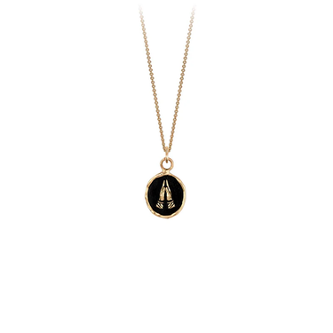 Grateful 14K Gold Appreciation Talisman | Magpie Jewellery