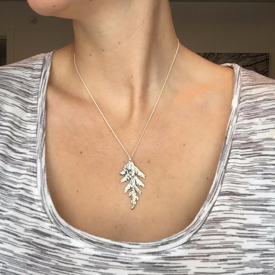 Cedar Pendant Necklace