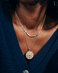 Cléo Baguette Mixte Necklace | Magpie Jewellery