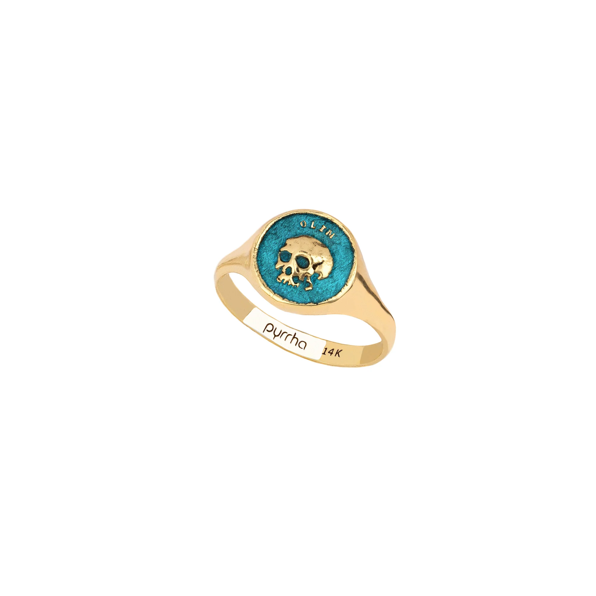 What Once Was 14K Gold Signet Ring - True Colors | Magpie Jewellery