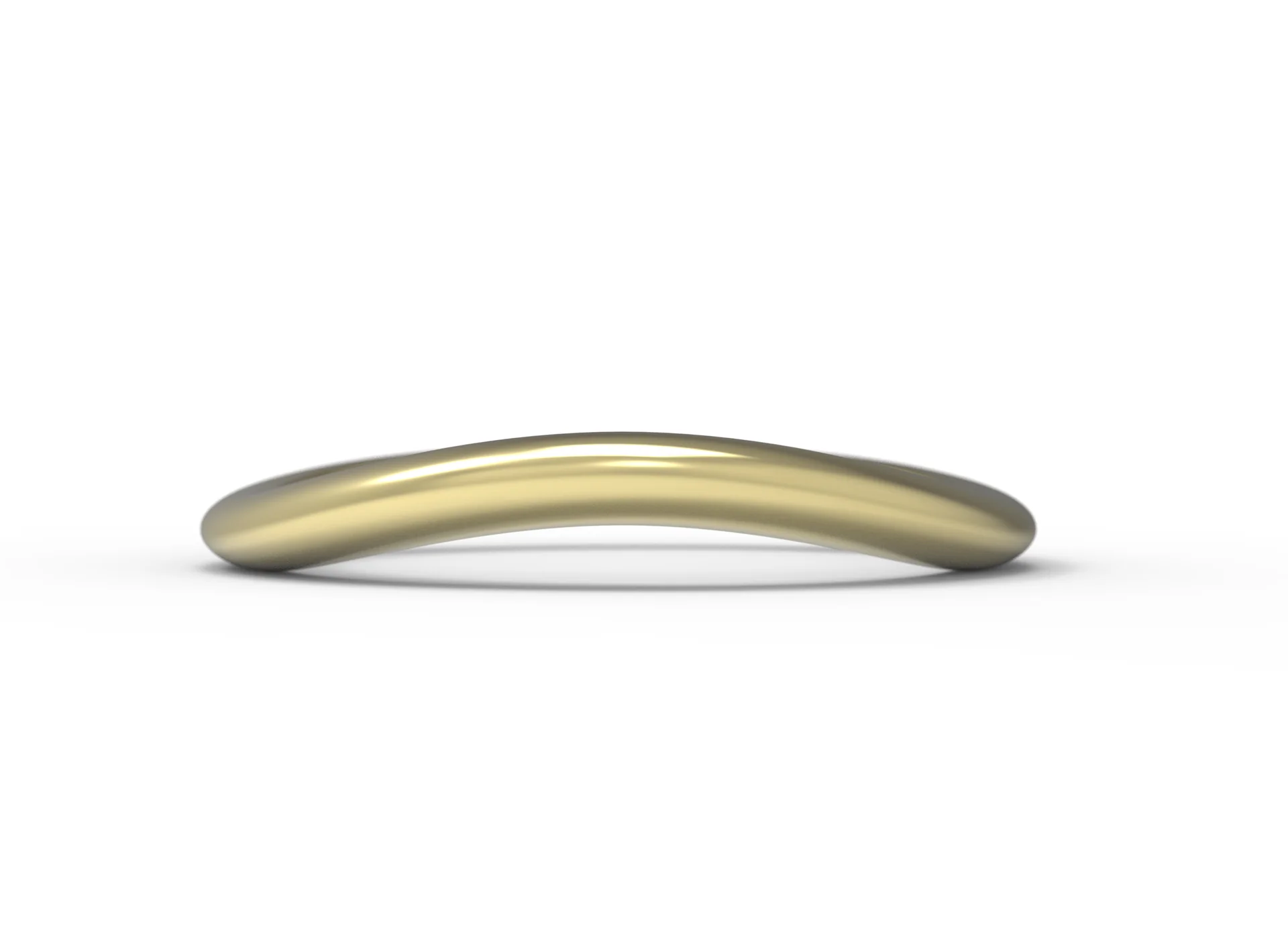 14K Fairmined Gold 'Flo' Wave  Band | Magpie Jewellery