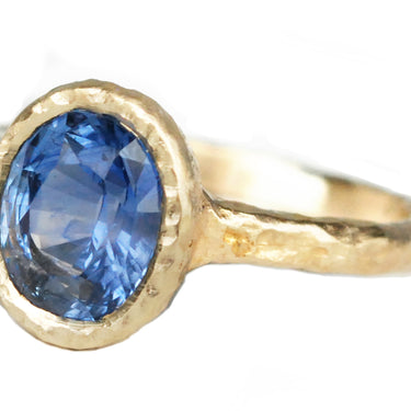 Periwinkle Blue Sapphire Solitaire