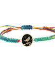 Nightingale 14K Gold Rainbow Braided Bracelet | Magpie Jewellery