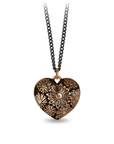 Daisy Large Puffed Hearts Talisman | Magpie Jewellery