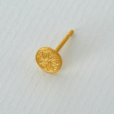 Little Lemon Slice Single Stud Earring