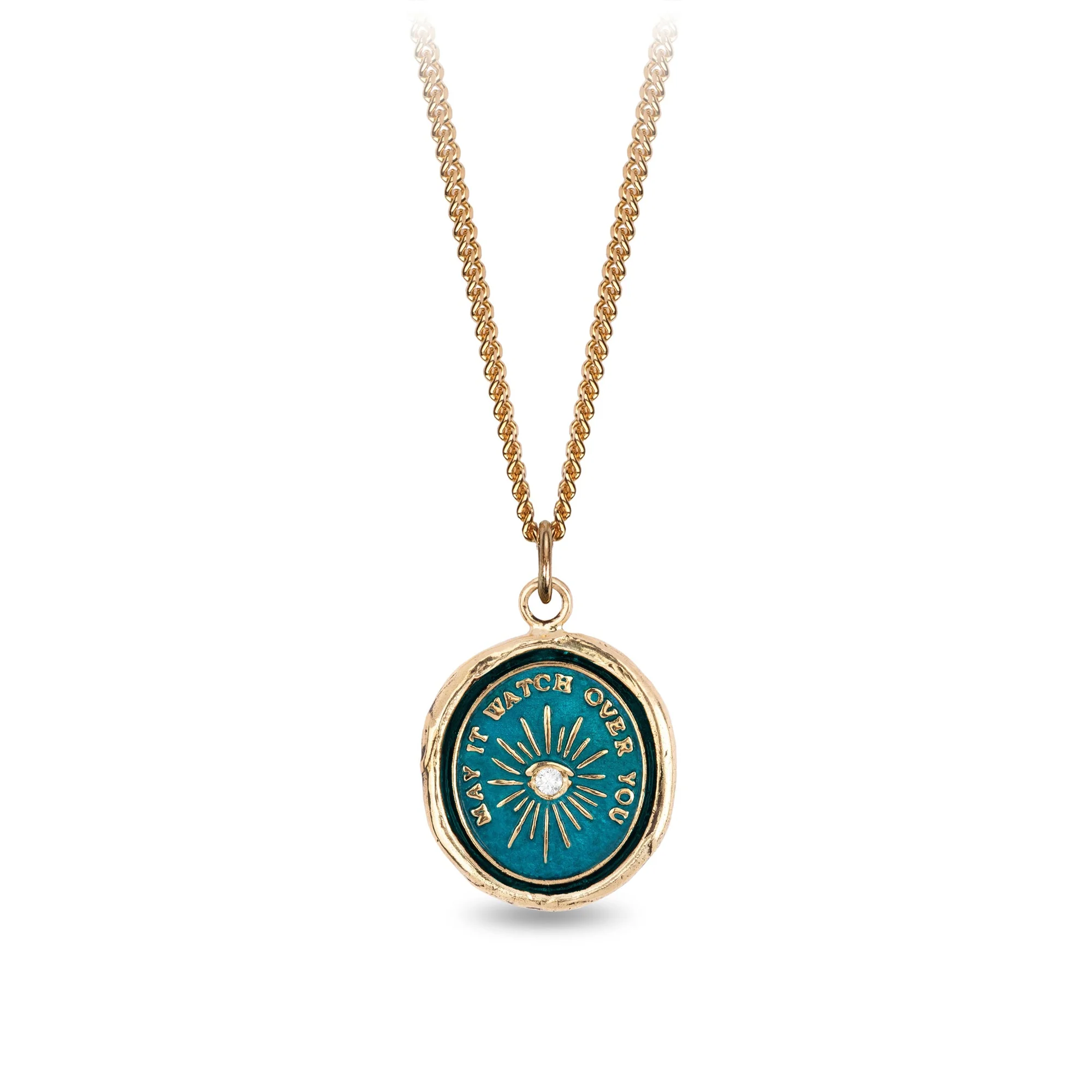 Lighthouse 14K Gold Diamond Set Signature Talisman - True Colors | Magpie Jewellery