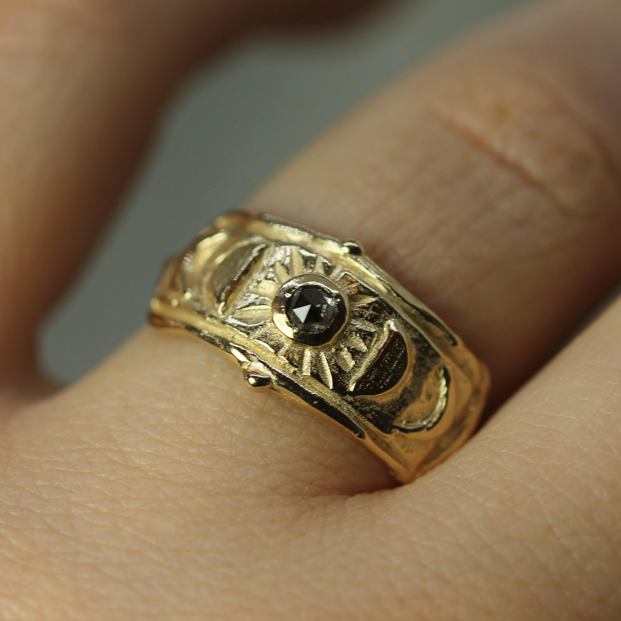 Moon Goddess Ring | Magpie Jewellery