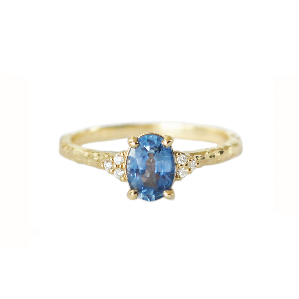 Eloise Gold Sapphire Ring | Magpie Jewellery