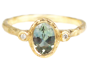Anais Green Sapphire Ring