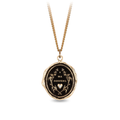 I Am Enough 14K Gold Diamond Set Signature Talisman | Magpie Jewellery