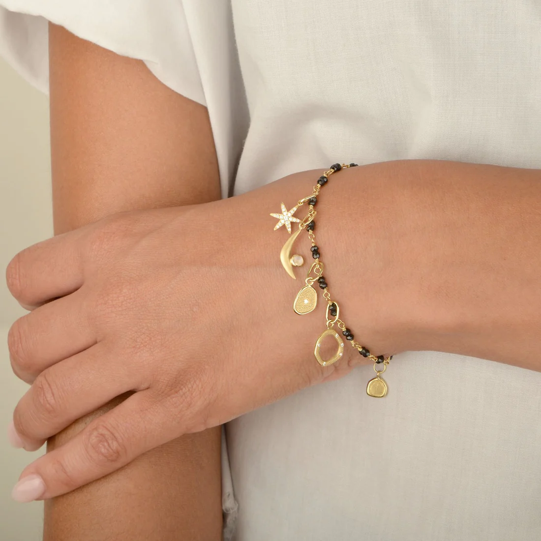 Diamond Pave Star Bracelet | Magpie Jewellery