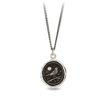 Nightingale Diamond Set Talisman | Magpie Jewellery