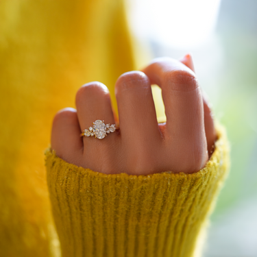 Adeline Cluster Ring
