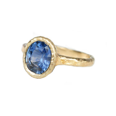 Periwinkle Blue Sapphire Solitaire