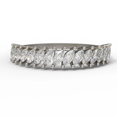 14k Fairmined Gold Evelyn Lab-Grown Diamond Band| Magpie Jewellery