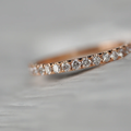 Handmade Eternity Diamond & Gold Engagement Ring | Magpie Jewellery