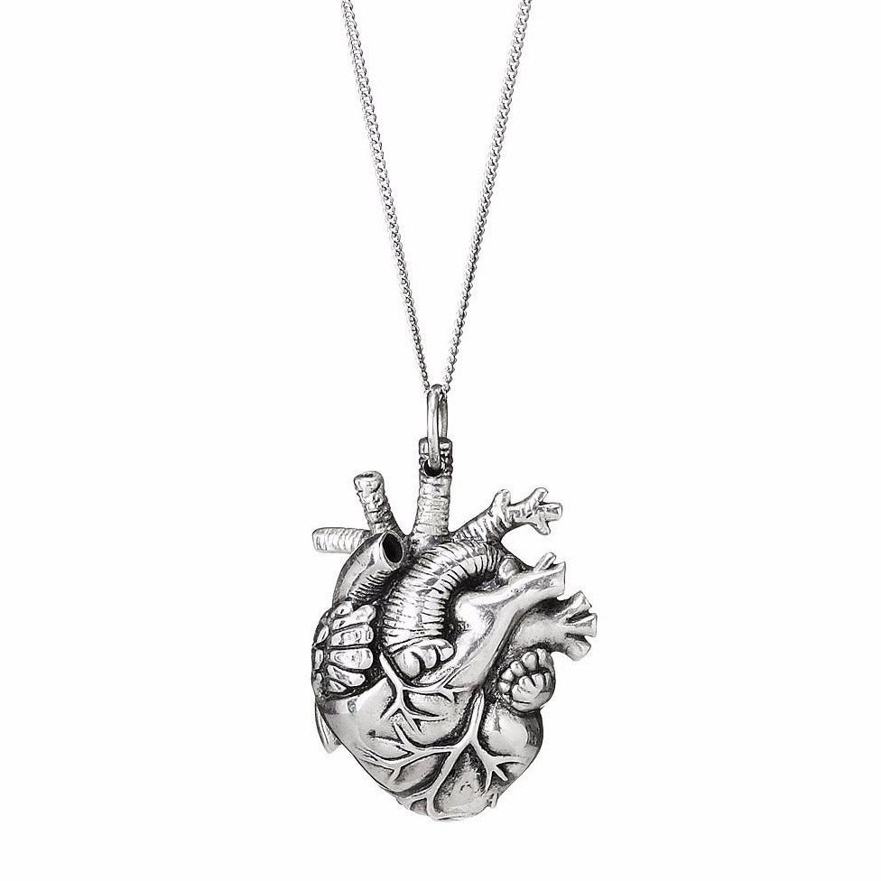 Mini Anatomical Heart Locket | Magpie Jewellery