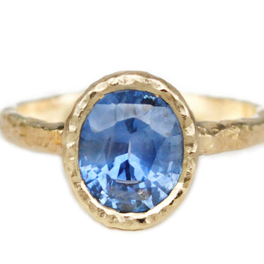 Periwinkle Blue Sapphire Solitaire