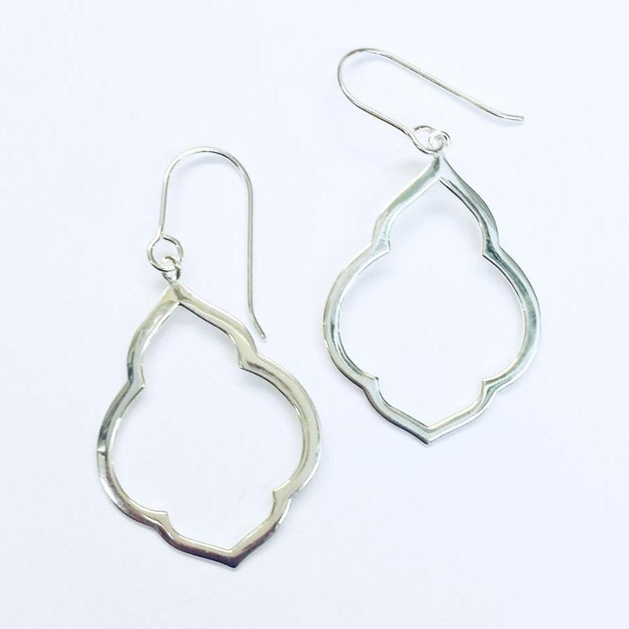 Persian Window Earrings - Silver - Magpie Jewellery