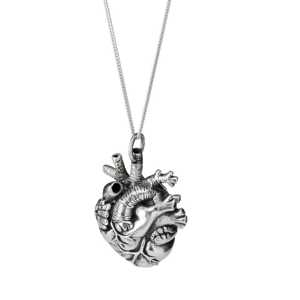 Anatomical heart sale necklace locket