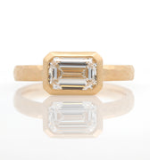 'Piper' featuring 1.31ct Emerald Cut Lab Diamond