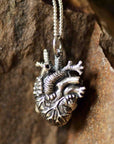 Mini Gold Vermeil Anatomical Heart - Magpie Jewellery