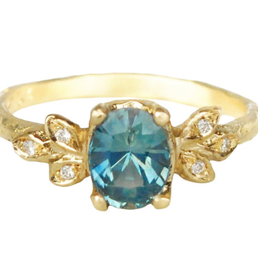 Artemis Teal Sapphire Ring