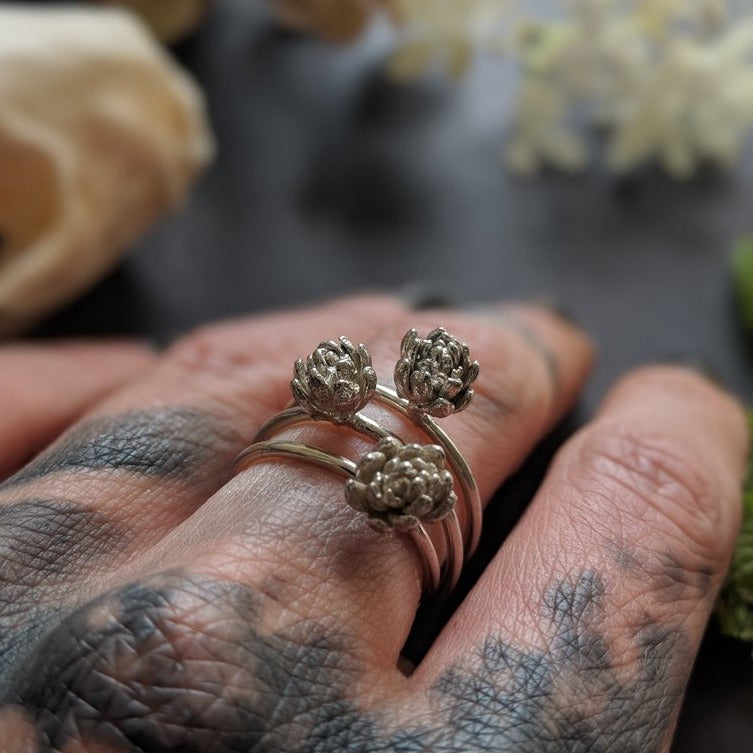 Little Succulent Ring - Magpie Jewellery