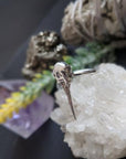 Hummingbird Skull Ring - Magpie Jewellery