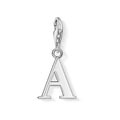 Polished Silver Letter Charm - Magpie Jewellery