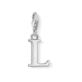 Polished Silver Letter Charm - Magpie Jewellery