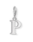 Polished Silver Letter Charm - Magpie Jewellery