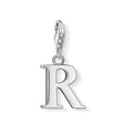 Polished Silver Letter Charm - Magpie Jewellery