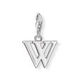 Polished Silver Letter Charm - Magpie Jewellery