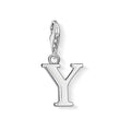 Polished Silver Letter Charm - Magpie Jewellery